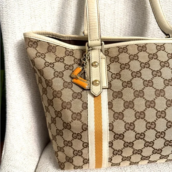 Authentic Gucci tote bag brown monogram canvas - Picture 3 of 16